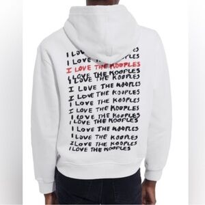 The Kooples RED White BLACK HOODIE *PURCHASED PARIS 2023 *PRICE FIRM KITH vans